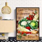 cartel vegetal vintage 1