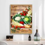 cartel vegetal vintage 1