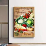 cartel vegetal vintage 1