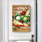cartel vegetal vintage 1
