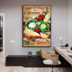 cartel vegetal vintage 1