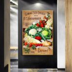 cartel vegetal vintage 1