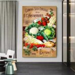 cartel vegetal vintage 1
