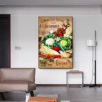 cartel vegetal vintage 1