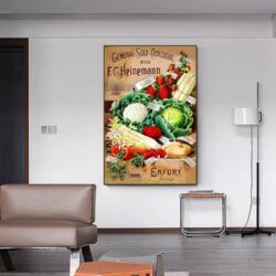 cartel vegetal vintage 1
