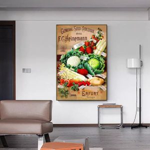 cartel vegetal vintage 1