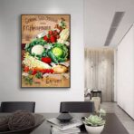 cartel vegetal vintage 1