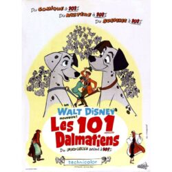 cartel 101 dalmatas 1961