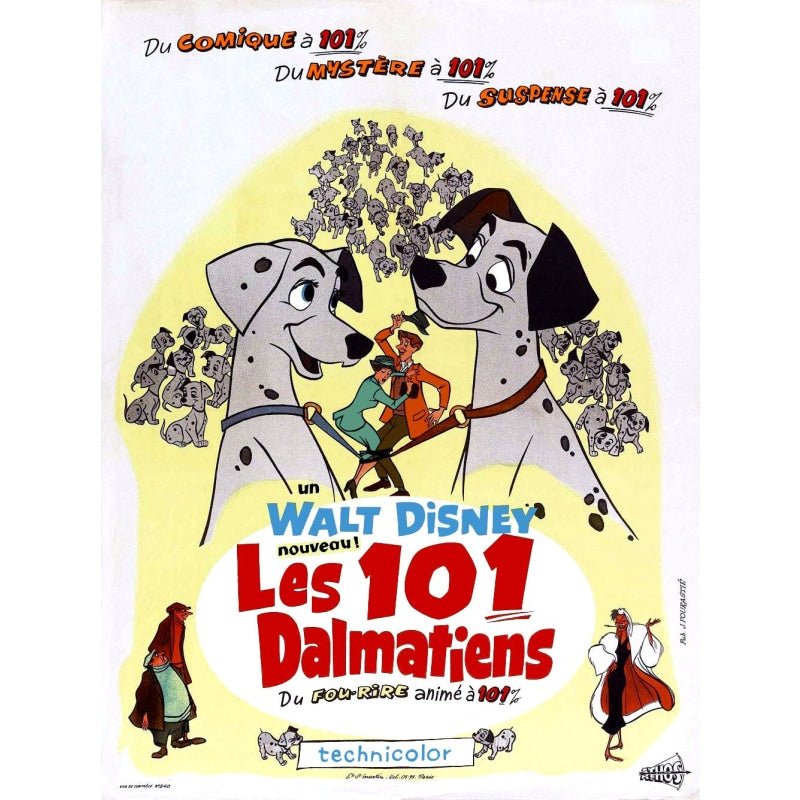 cartel 101 dalmatas 1961 cartel 101 dalmatas 1961