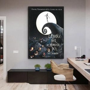 cartel de navidad de vamos extranos de mister jack