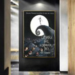 cartel de navidad de vamos extranos de mister jack