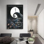 cartel de navidad de vamos extranos de mister jack