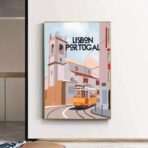 cartel lisboa vinage