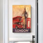 cartel vintage de londres 1
