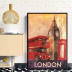 cartel vintage de londres 1