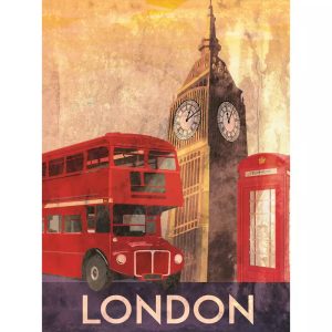 cartel vintage de londres 1