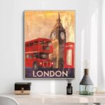 cartel vintage de londres 1