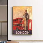 cartel vintage de londres 1
