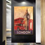 cartel vintage de londres 1