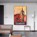 cartel vintage de londres 1
