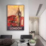 cartel vintage de londres 1