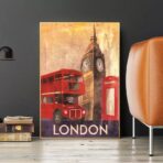 cartel vintage de londres 1