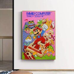 cartel vintage de mario