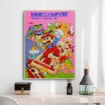 cartel vintage de mario