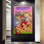 cartel vintage de mario