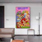 cartel vintage de mario
