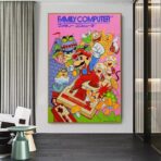 cartel vintage de mario