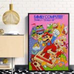 cartel vintage de mario