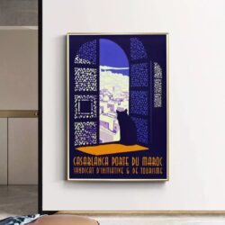 affiche maroc vintage