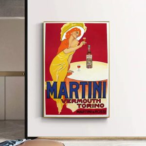 cartel de martini vintage 1