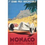 cartel gran premio de monaco 1