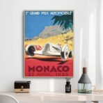 cartel gran premio de monaco 1