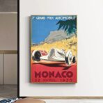 cartel gran premio de monaco 1