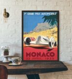 cartel gran premio de monaco 1
