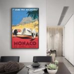 cartel gran premio de monaco 1