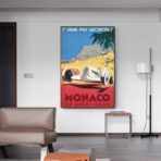 cartel gran premio de monaco 1