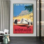 cartel gran premio de monaco 1