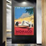 cartel gran premio de monaco 1