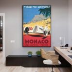 cartel gran premio de monaco 1