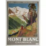 cartel vintage mont blanc 1