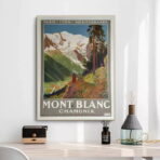 cartel vintage mont blanc 1