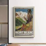 cartel vintage mont blanc 1