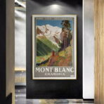 cartel vintage mont blanc 1