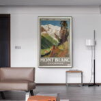 cartel vintage mont blanc 1