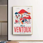 cartel mont ventoux vintage