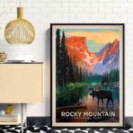 cartel de montana vintage